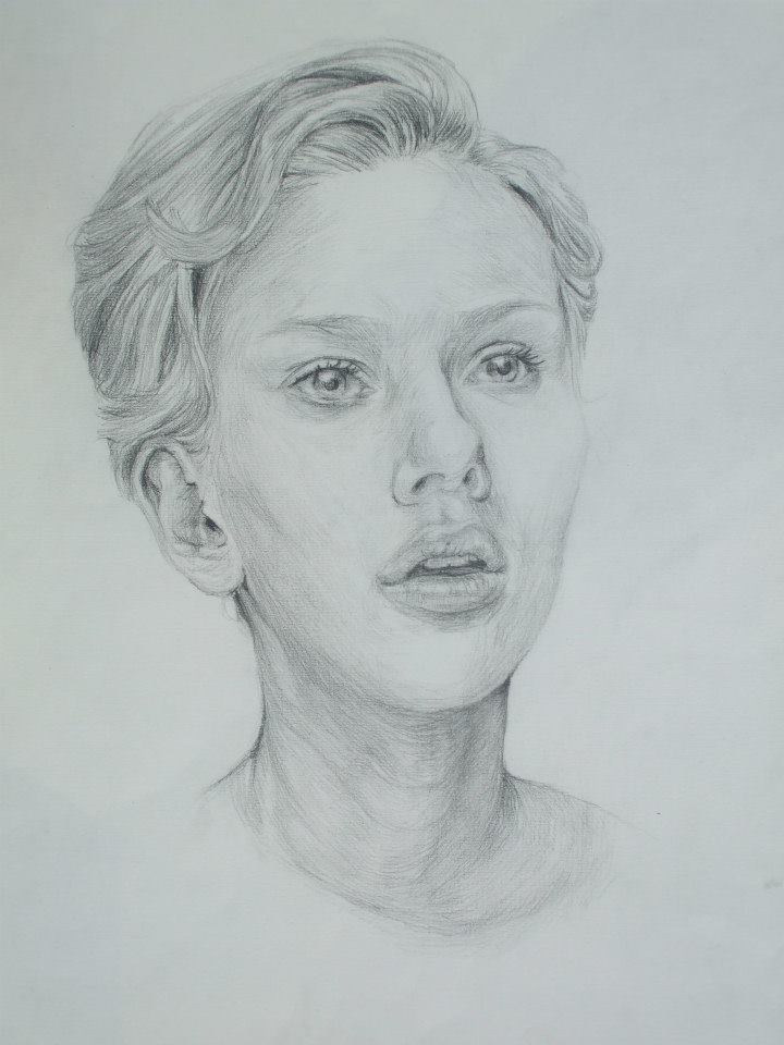 210euros - portrait de Scarlett Johansson